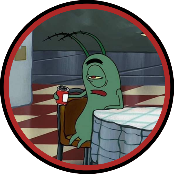 Plankton Drinking Meme 1.75in Buttons