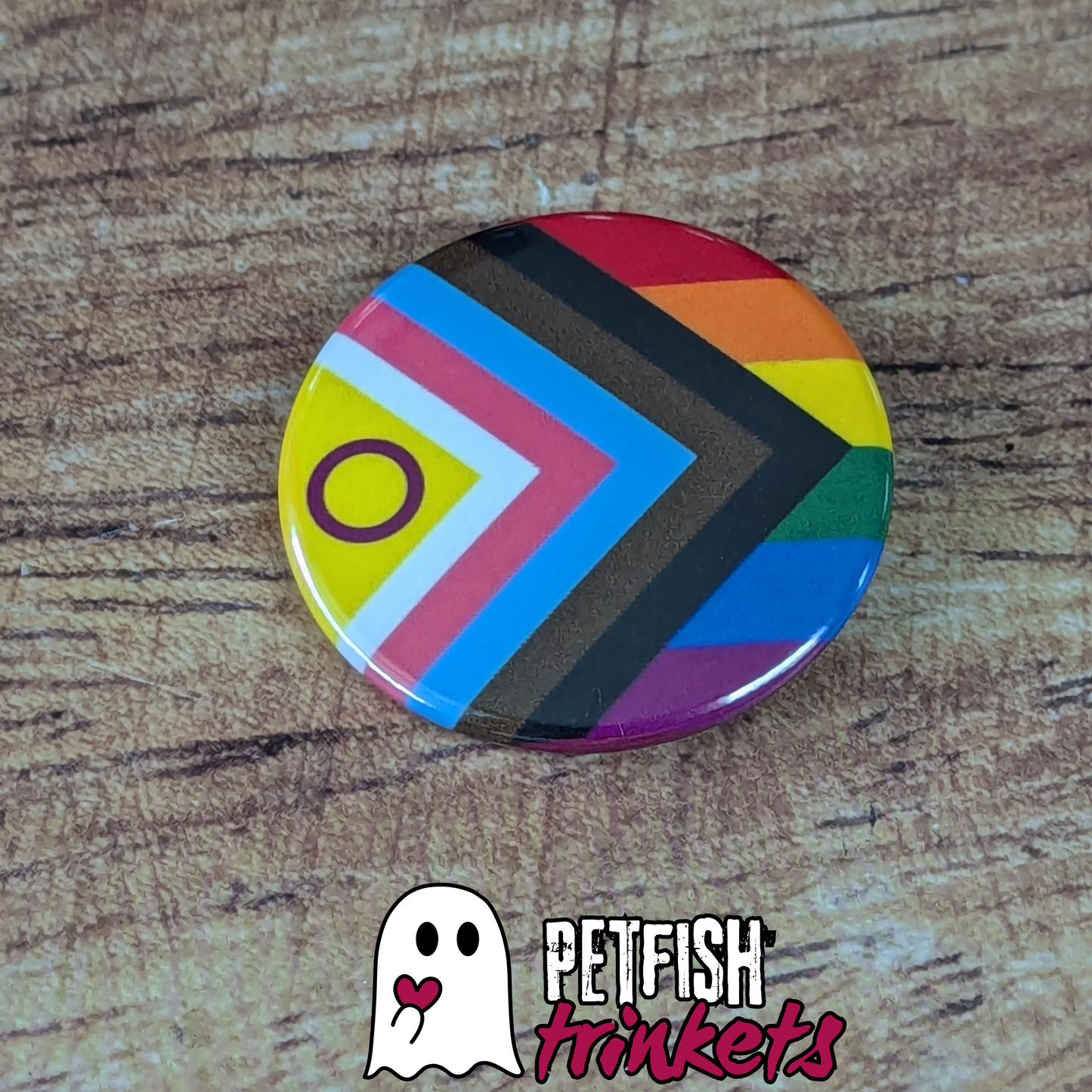Progress Pride Flag 1.75in Buttons