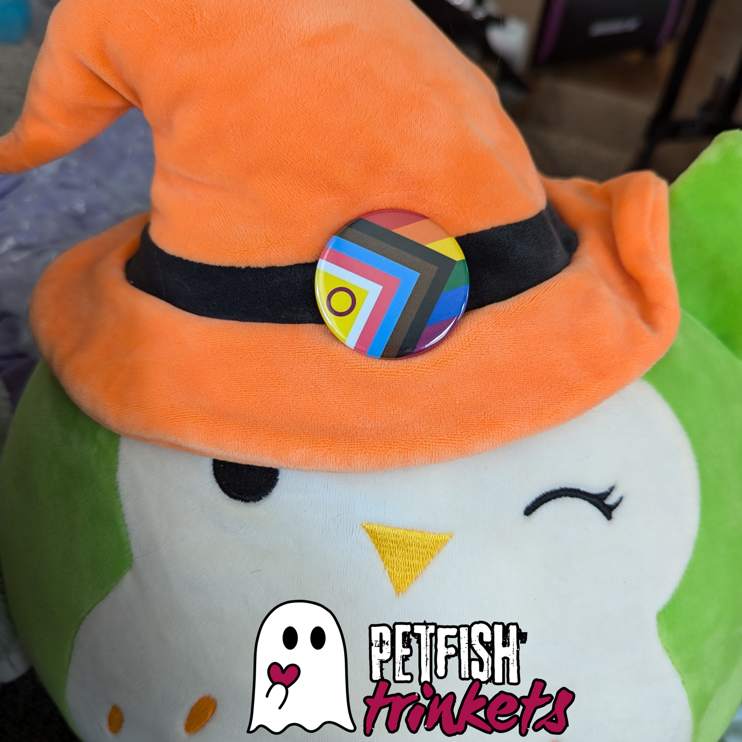 Progress Pride Flag 1.75in Buttons