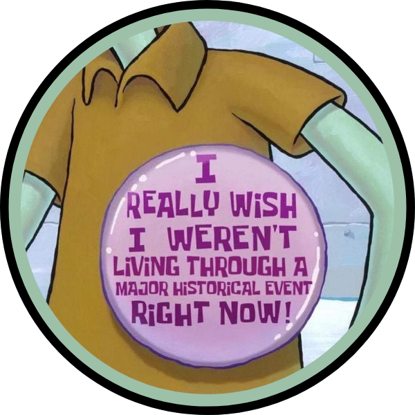 Squidward's Button Meme 1.75in Buttons