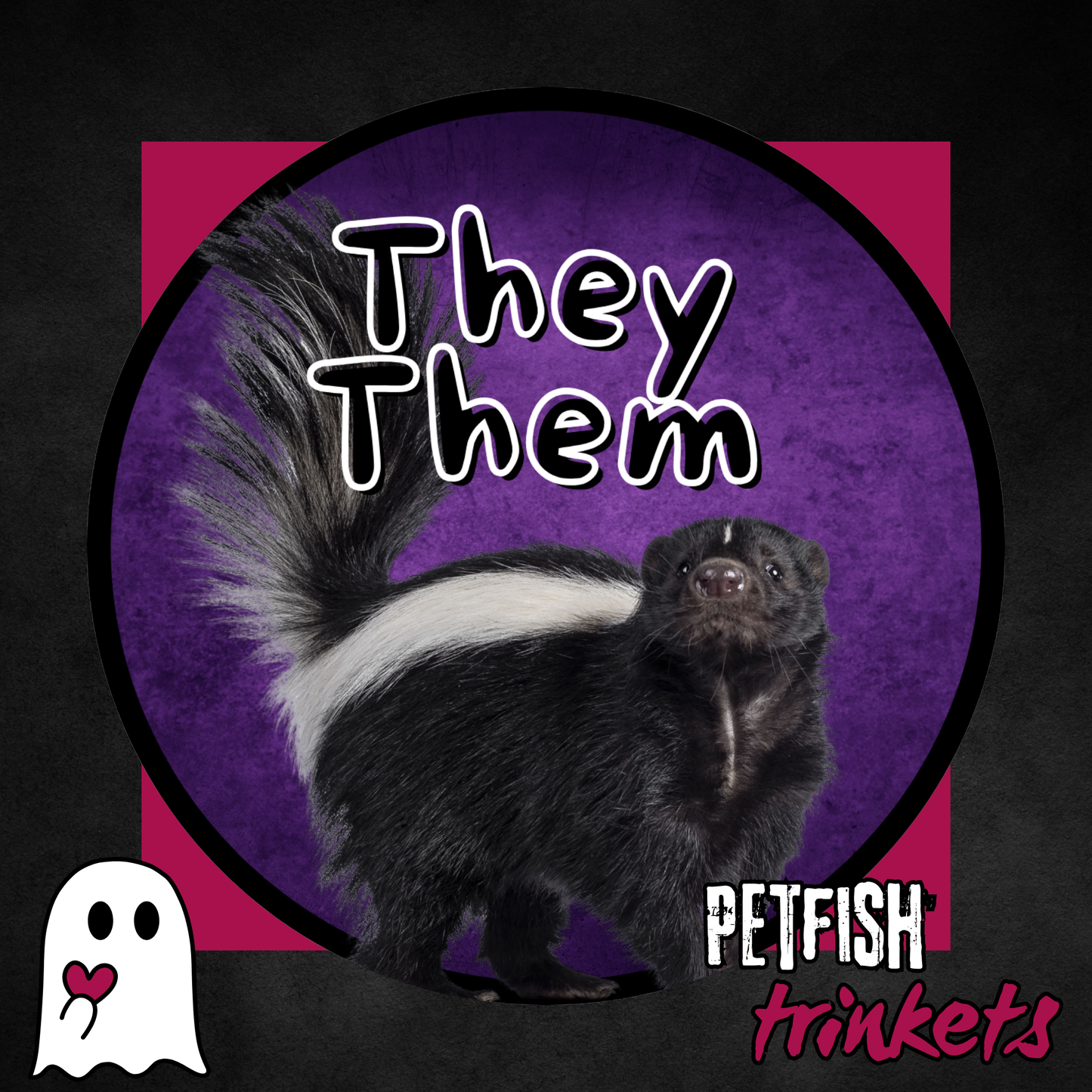Pronoun They Them 1.75in Button
