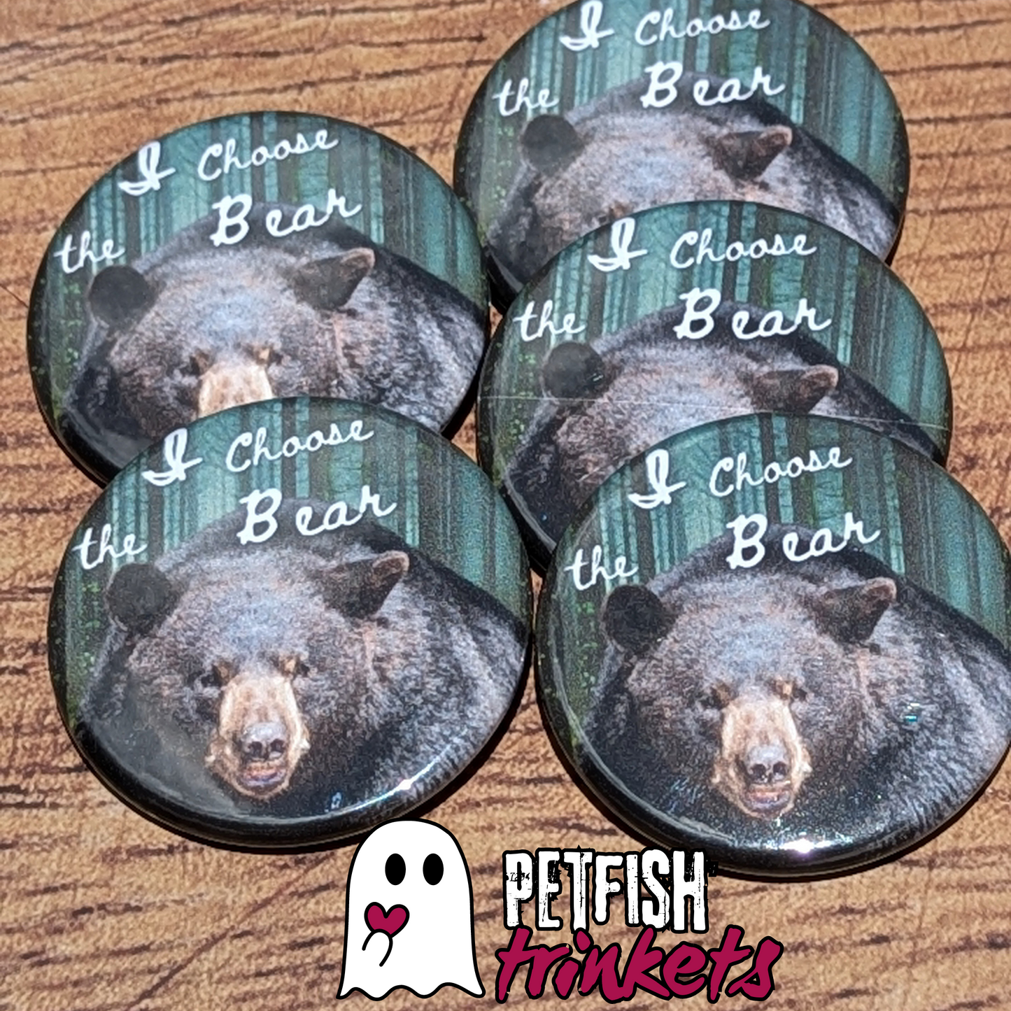 I choose the bear Button
