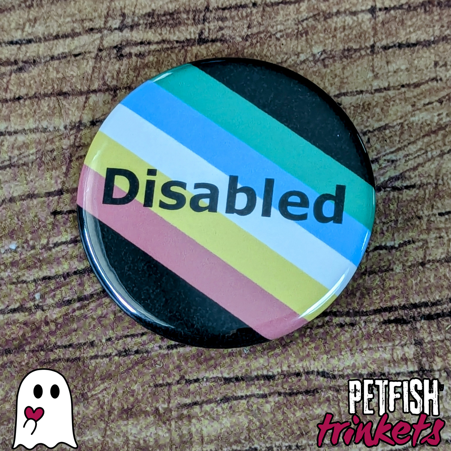 Disability Flag Pride 1.75in Buttons