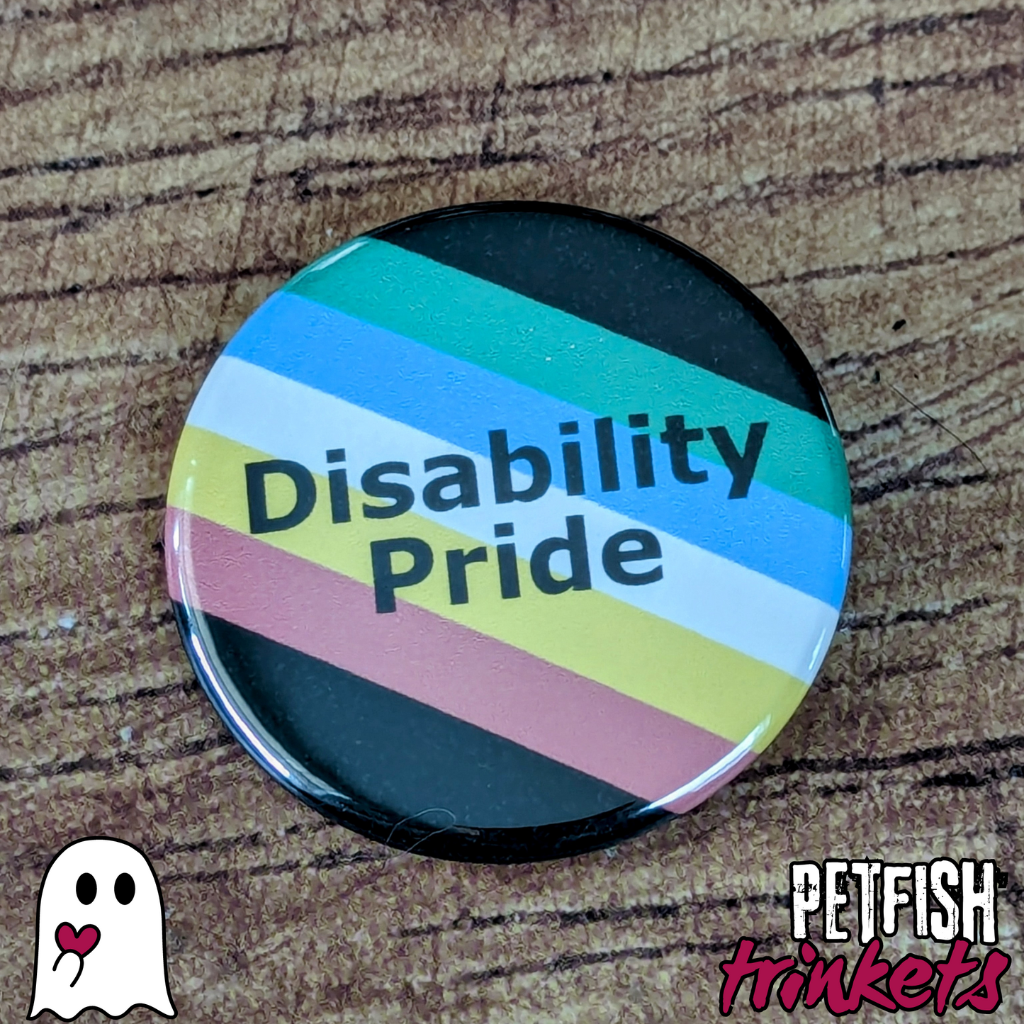 Disability Flag Pride 1.75in Buttons