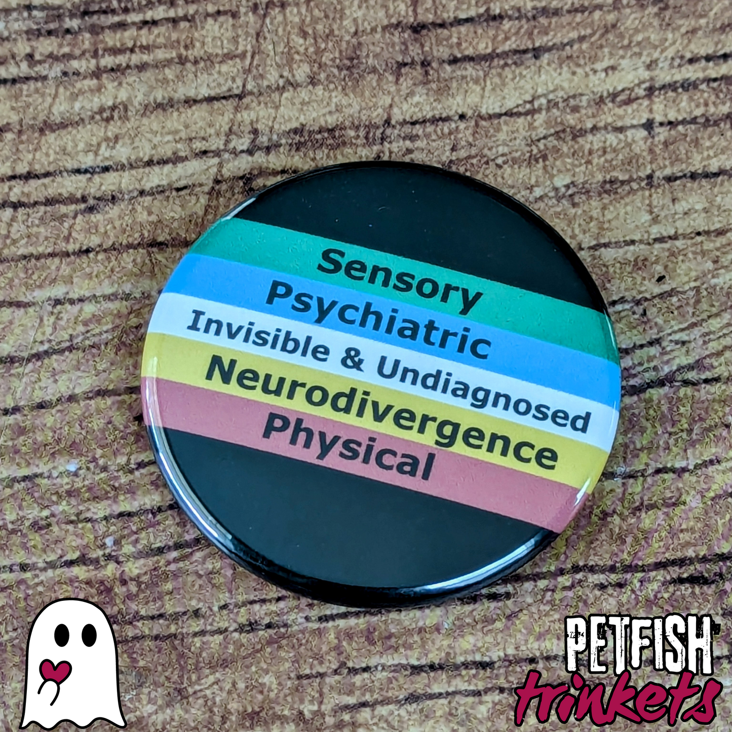 Disability Flag Pride 1.75in Buttons