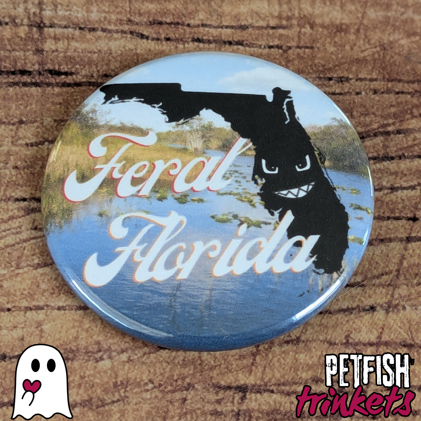 Feral Florida 1.75in Buttons