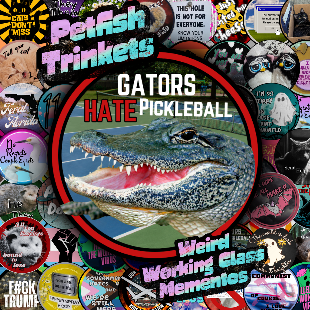 Gators Hate Pickleball 1.75in Buttons