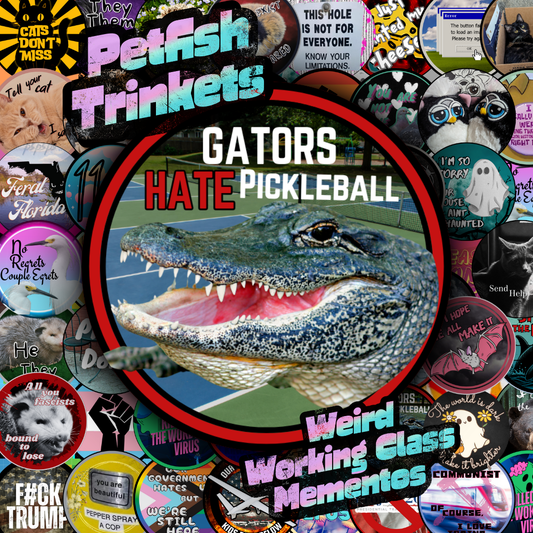 Gators Hate Pickleball 1.75in Buttons
