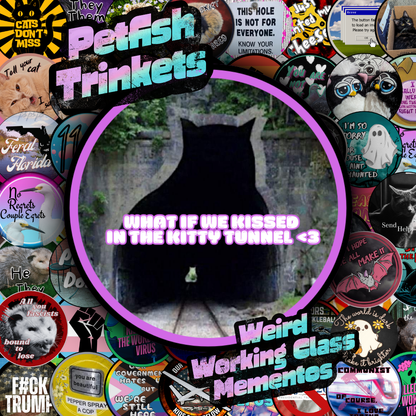 Kitty Tunnel Meme 1.75in Buttons