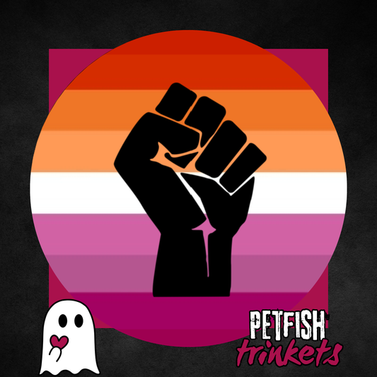 Lesbian Pride Solidarity Flag 1.75in Buttons