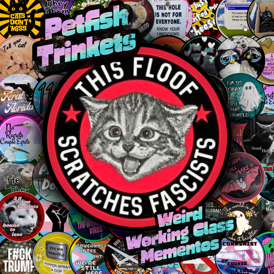 Scratches Fascists 1.75in Buttons