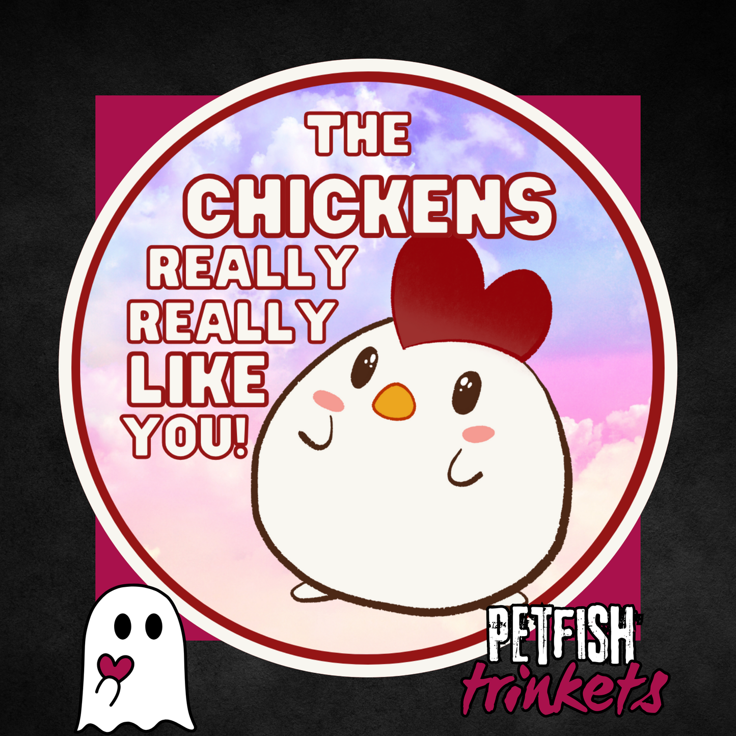 Chickens Like You 1.75in Buttons